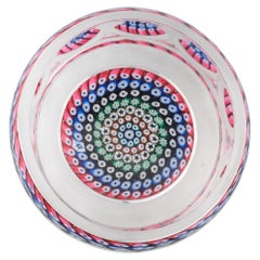 Whitefriars Millefiori Cylinder Paperweight 1971