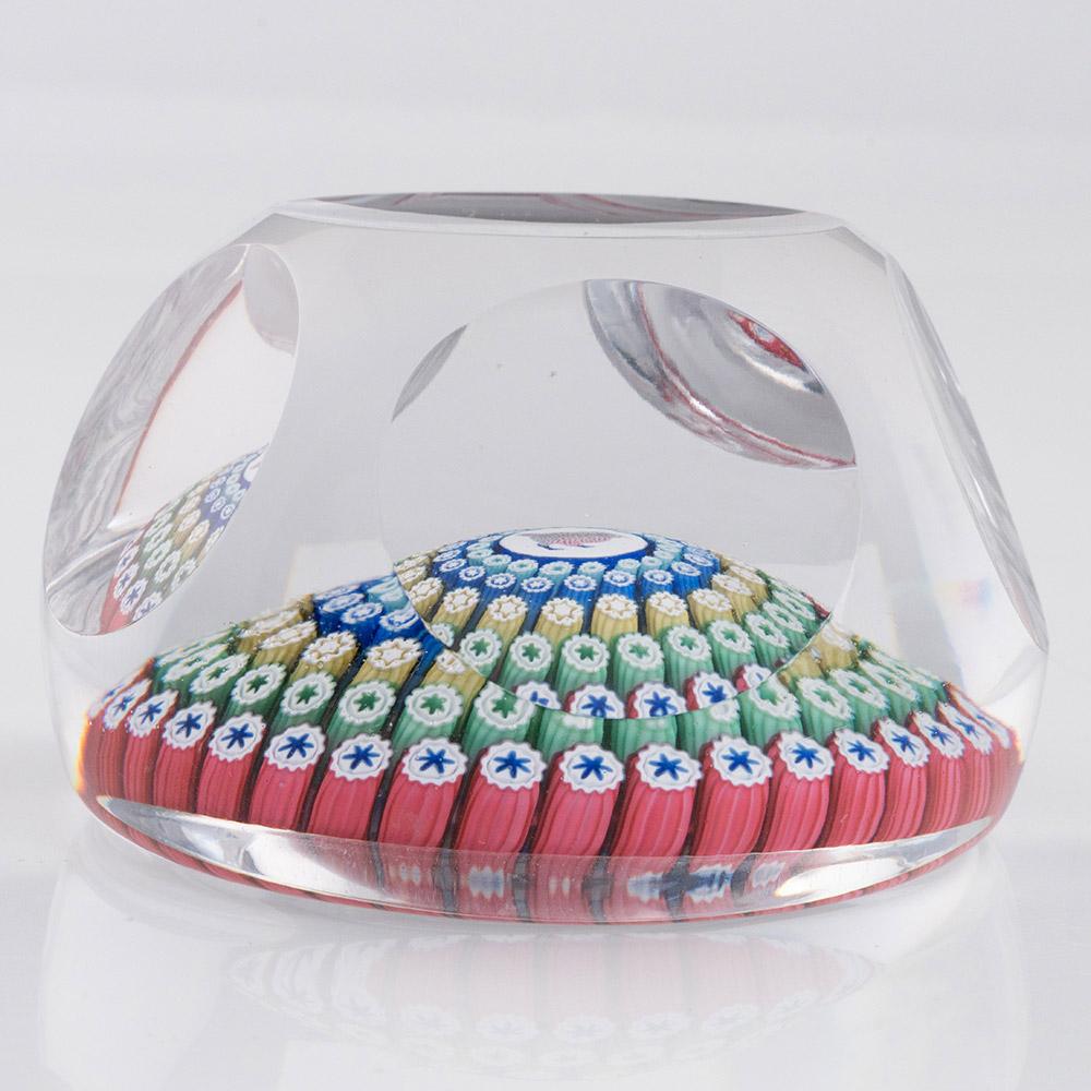 Late 20th Century Whitefriars Paperweight Millefiori Robin 1974