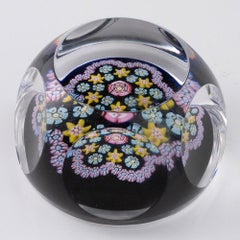 Whitefriars Paperweight Rare Clichy Rose Millefiori Garland 1979