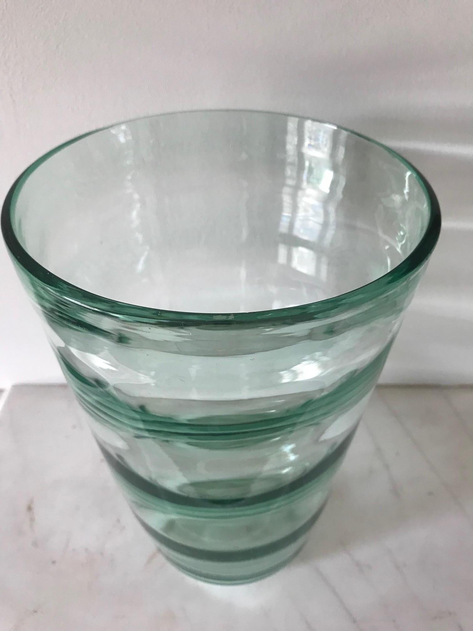 Glass Whitefriars Vase, circa 1957
