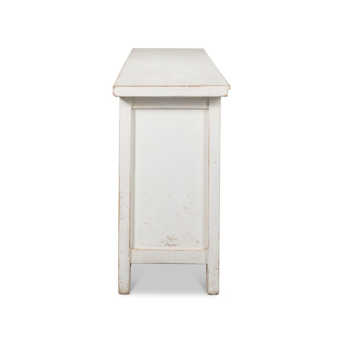 Aparador marroquí pintado de blanco en Nuevo estado para la venta en Westwood, NJ