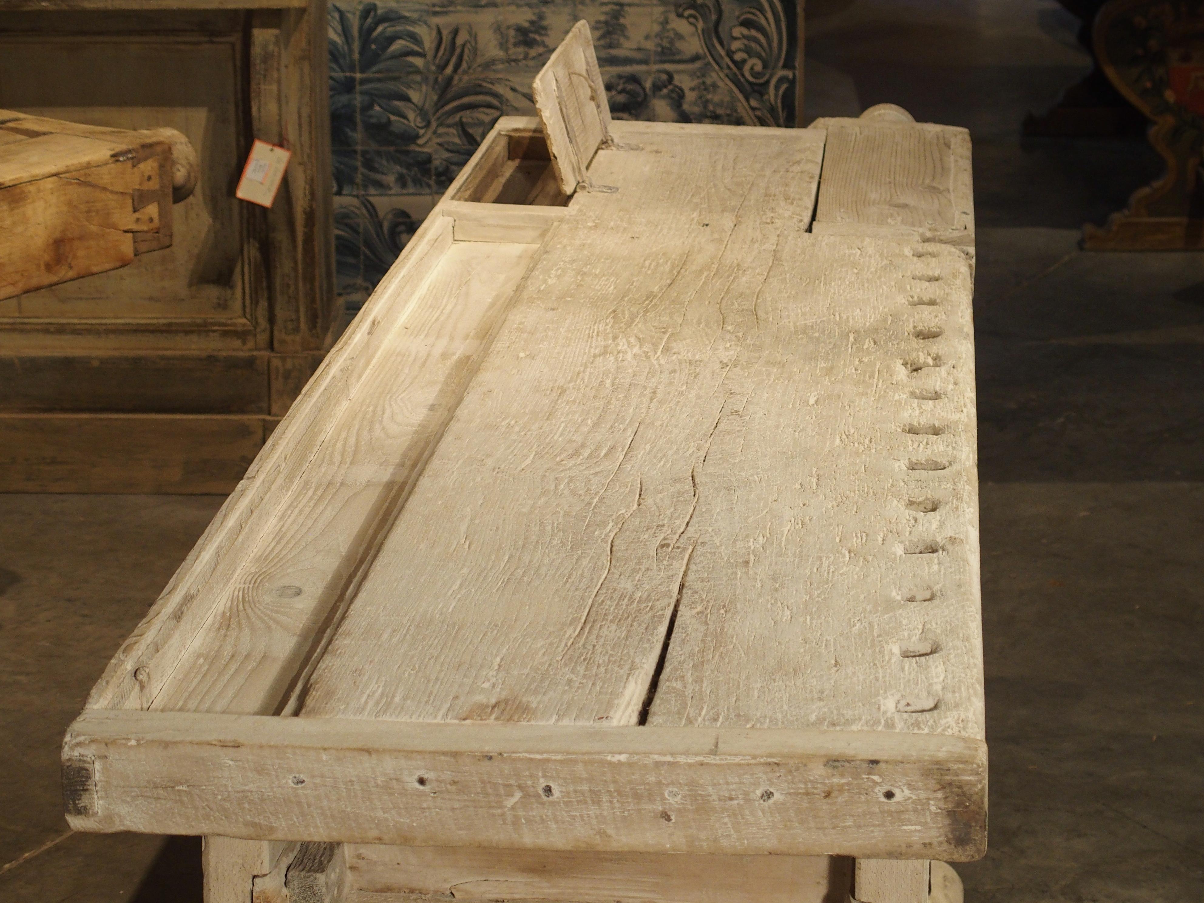Whitewashed Italian Workbench from Verona, circa 1750 8