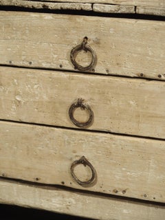 Whitewashed Italian Workbench from Verona, circa 1750