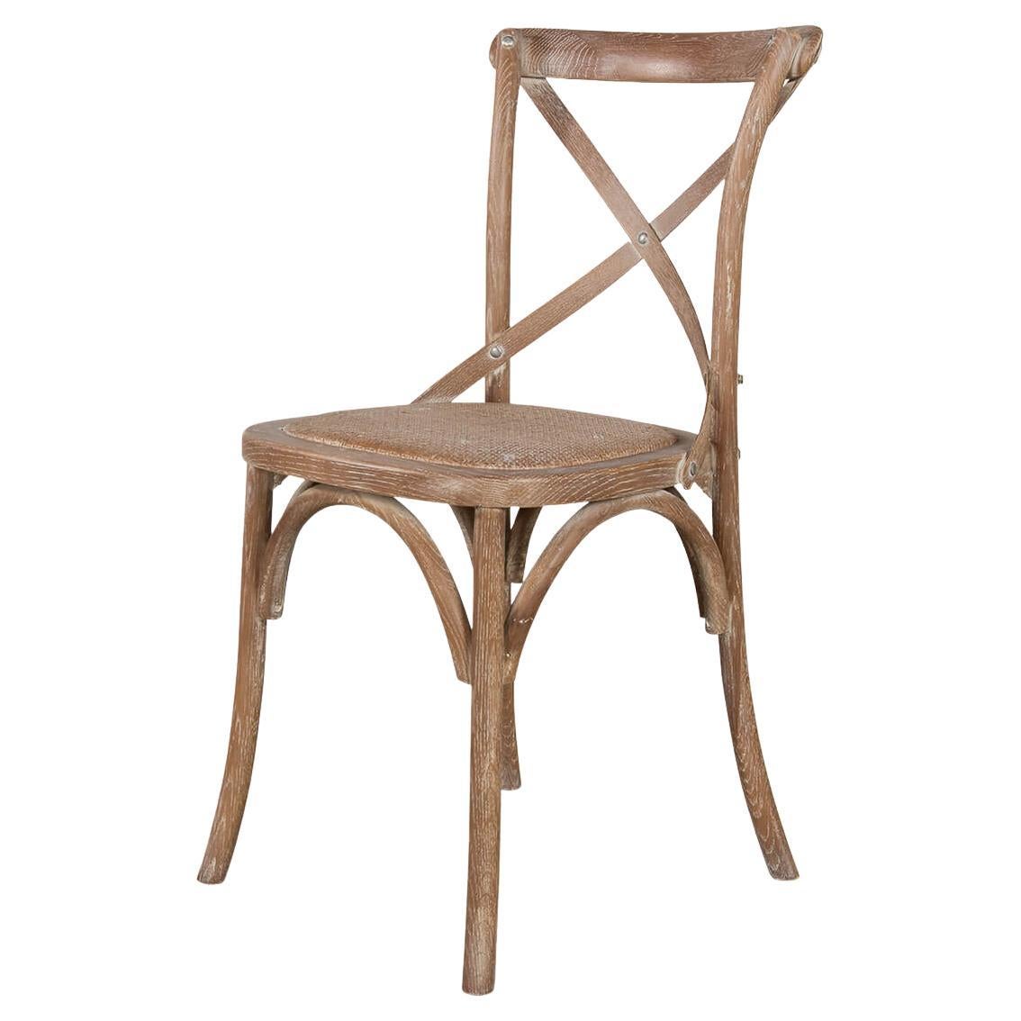 Whitewashed Oak Bistro Dining Chair