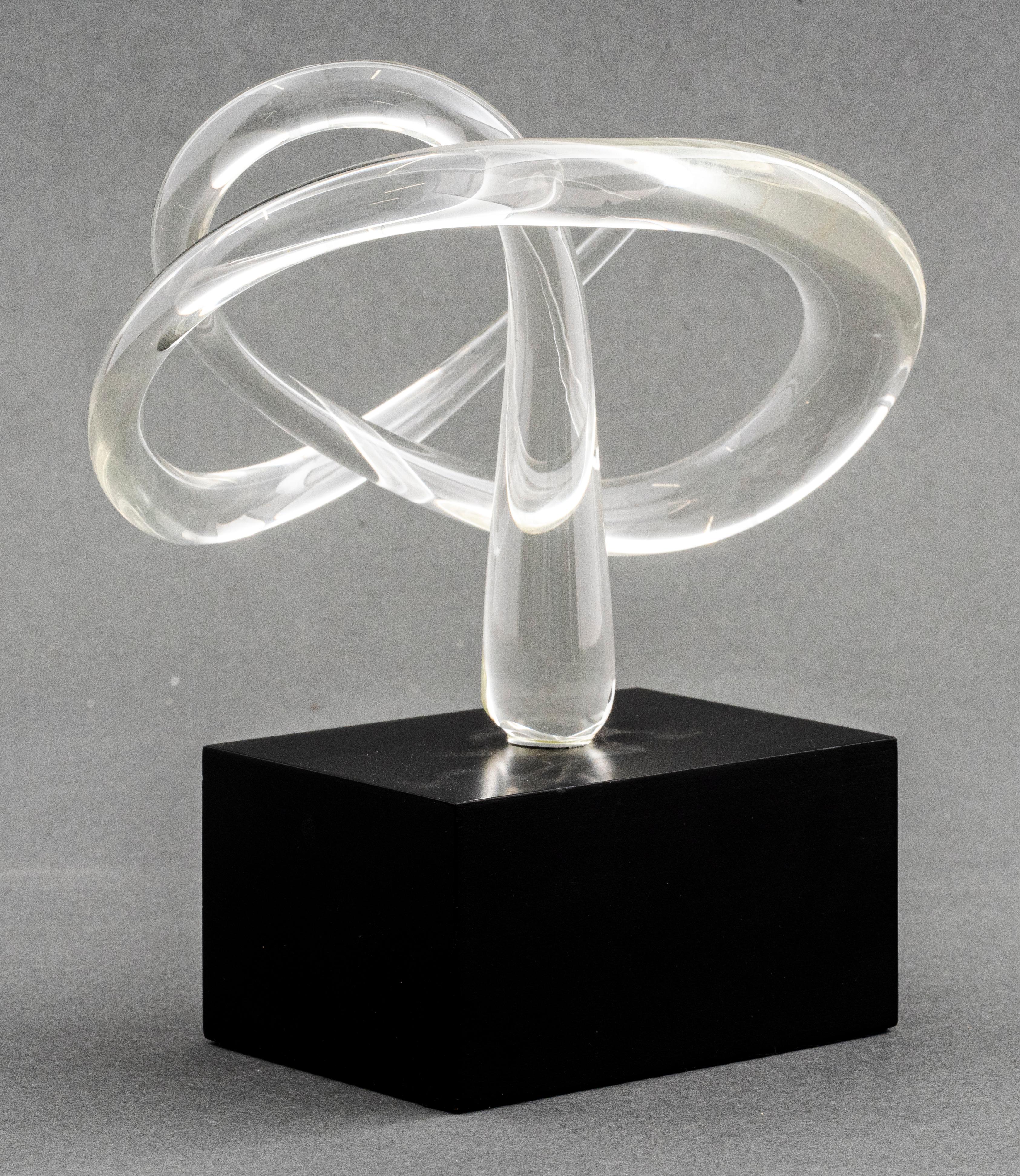 Modern Whitfield & Kelemen Abstract Glass Sculpture For Sale