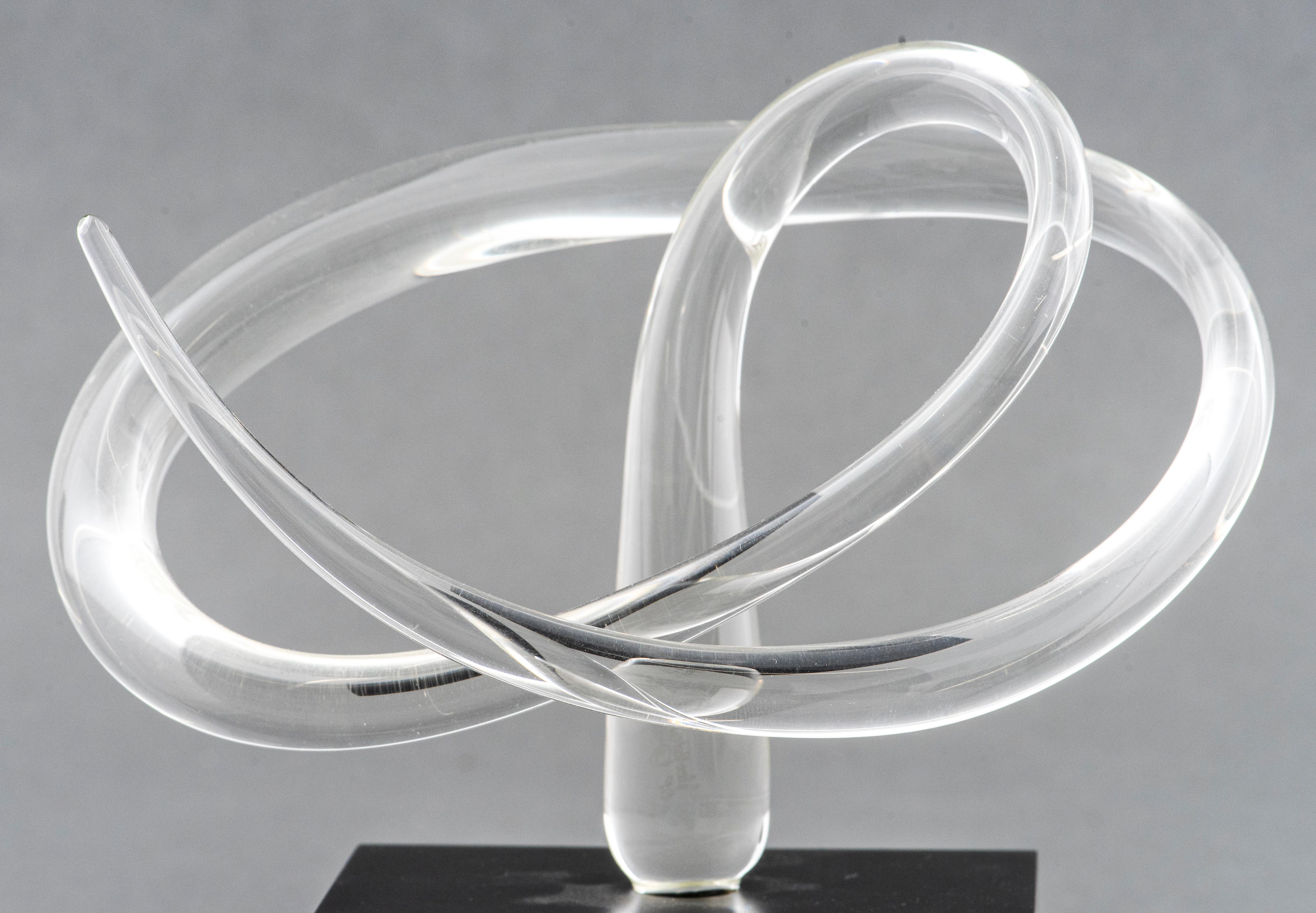 Whitfield & Kelemen Abstract Glass Sculpture For Sale 1