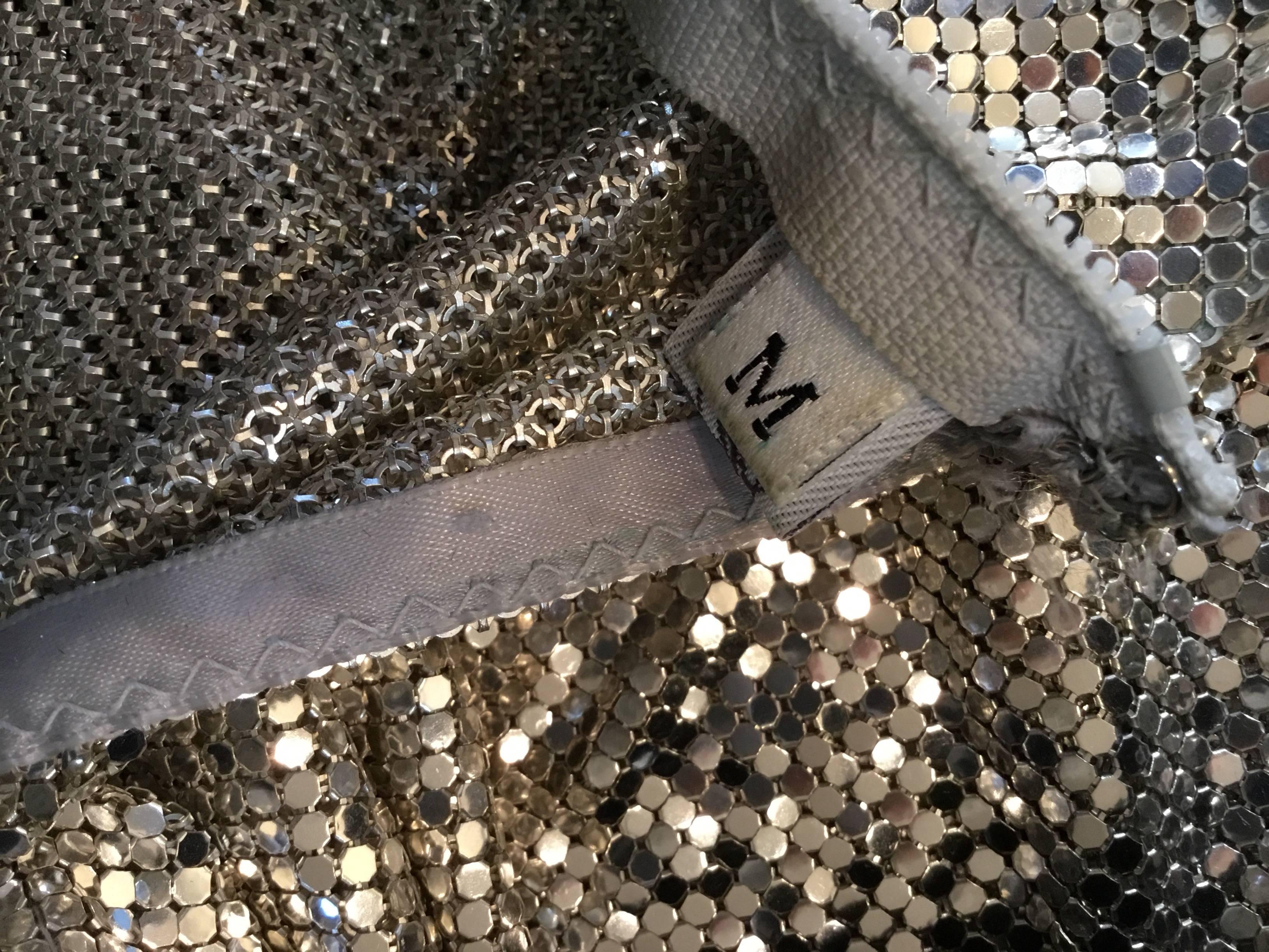 Whiting and Davis Silver Mesh Metal Top For Sale at 1stDibs | metal ...