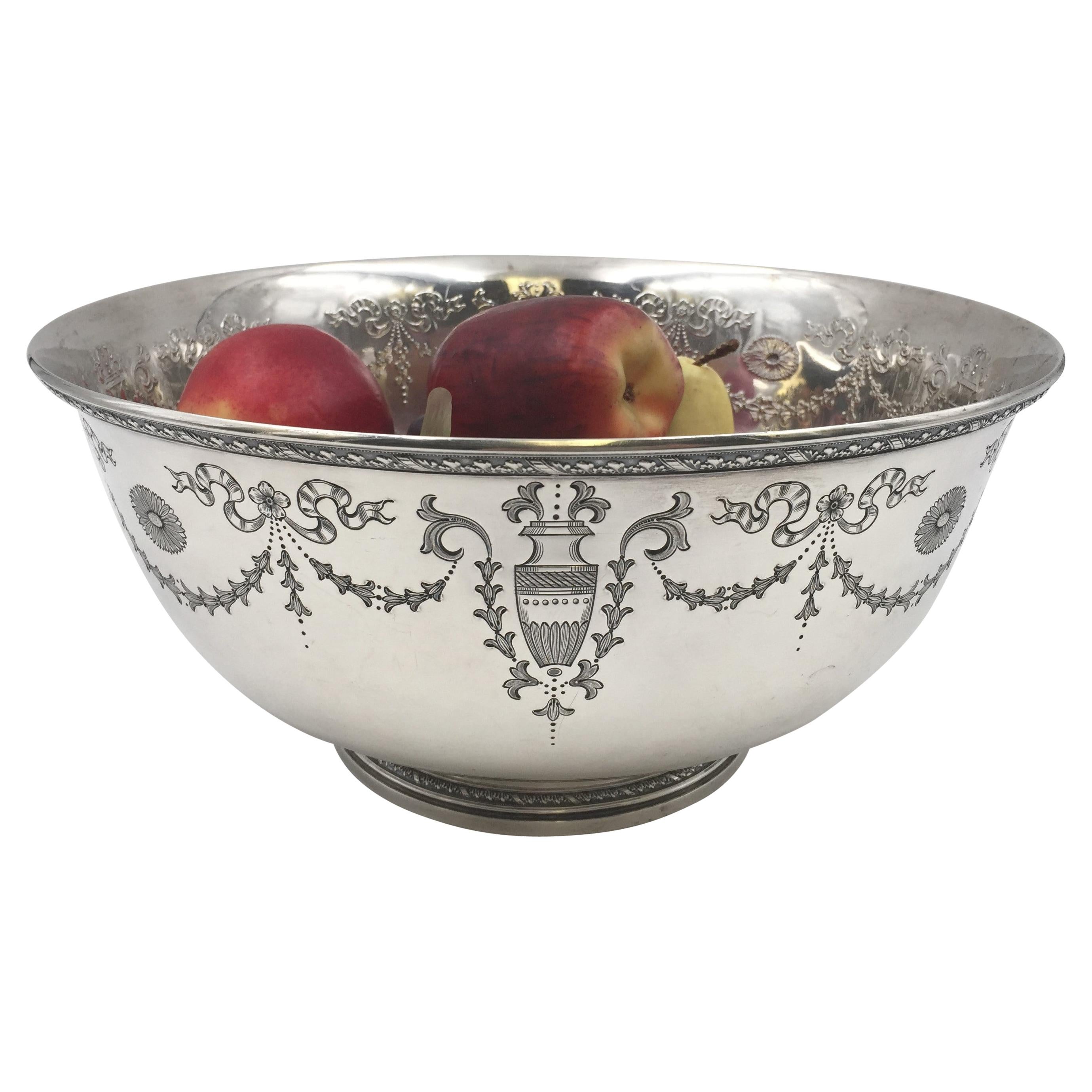 Whiting Sterling Silver Centerpiece / Fruit Bowl For Sale at 1stDibs Whiting Sterling Silver Centerpiece / Fruit Bowl For Sale at 1stDibs