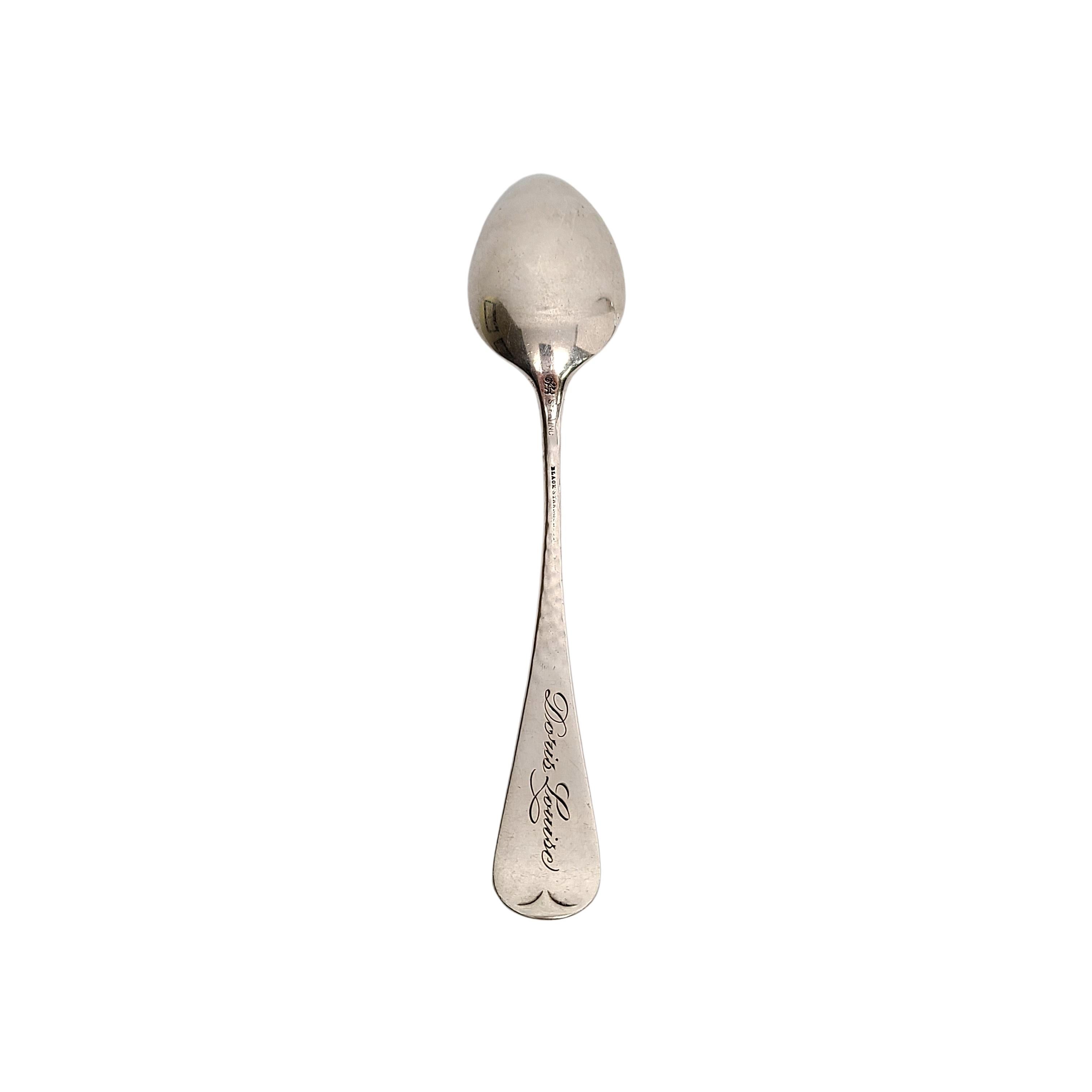 Sterling silver Aesthetic Movement Mixed Metals spoon by Whiting.

Engraving on the top back of the handle: 