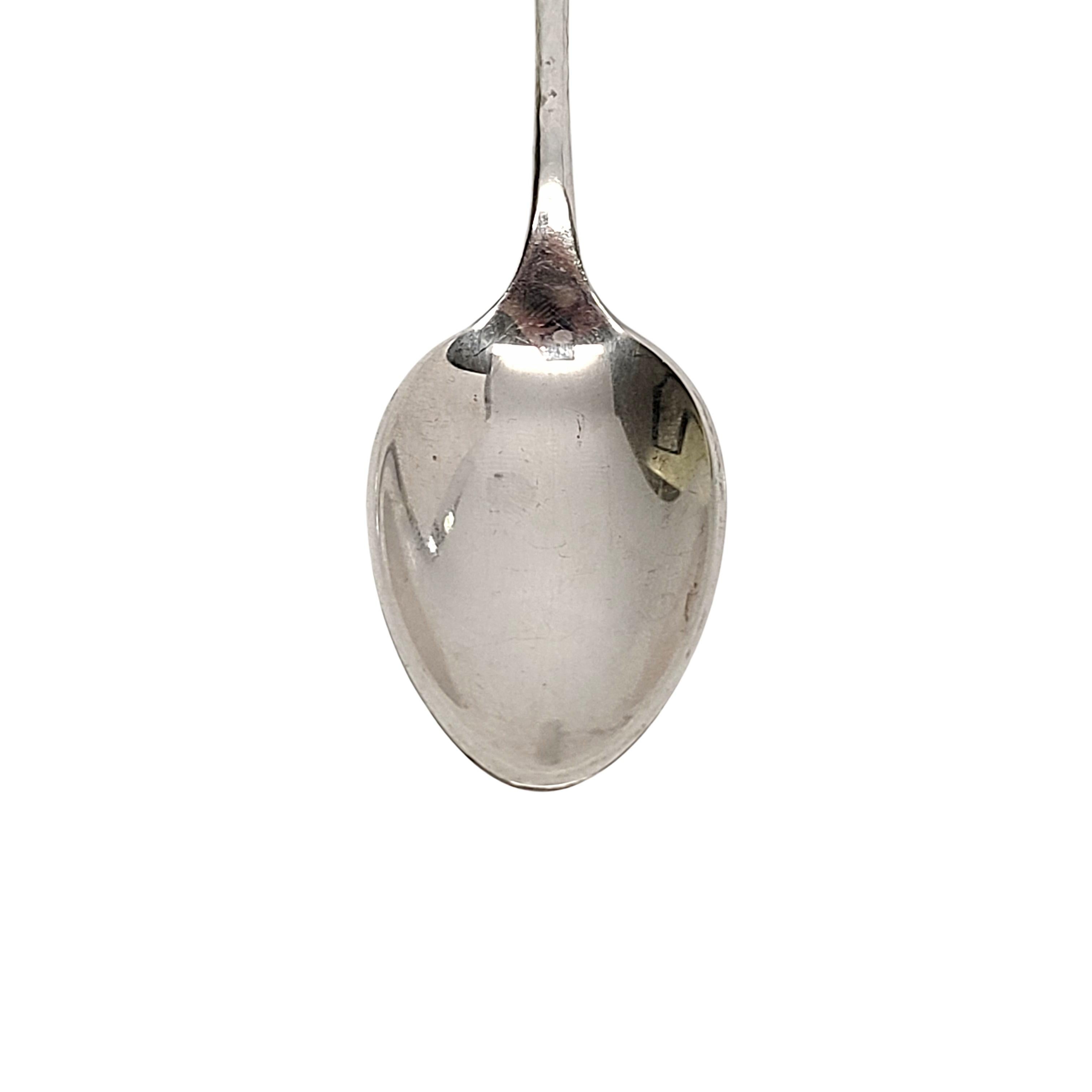 Whiting Aesthetic Movement Mixed Metals Sterling Applied Cherries Teaspoon In Good Condition For Sale In Washington Depot, CT