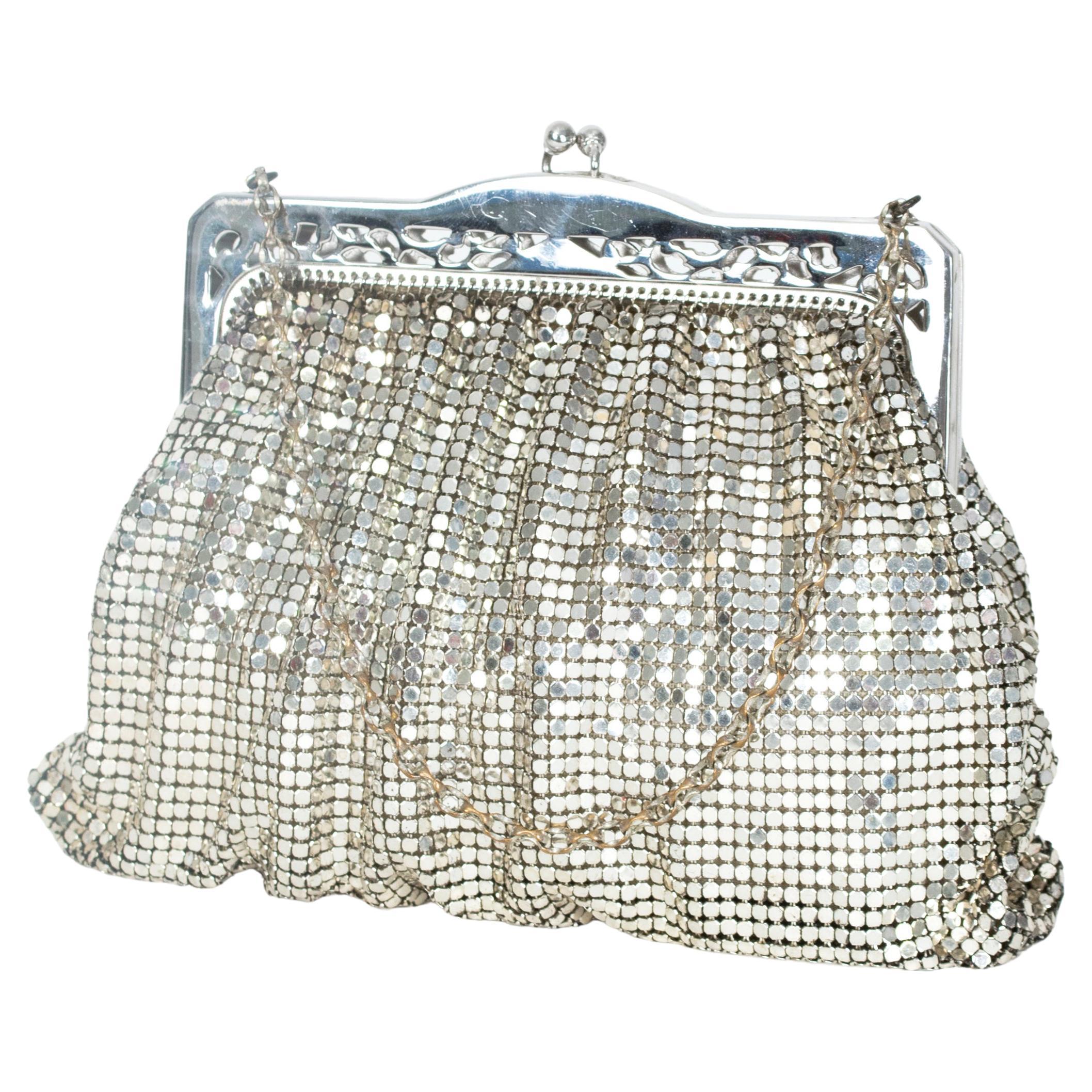Three Whiting & Davis mesh purses