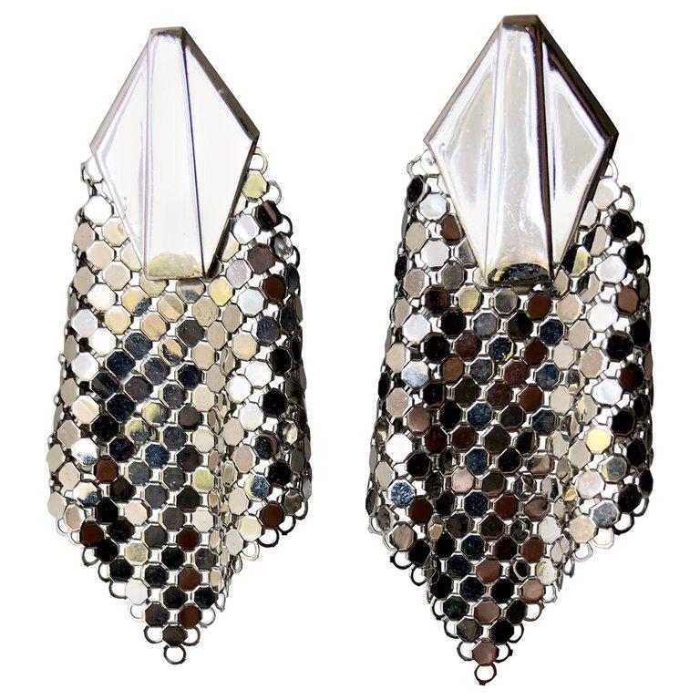 1970s disco earrings