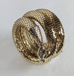Whiting Davis Coiled Snake Bracelet