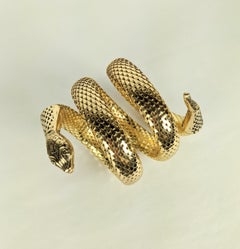 Whiting Davis Bracelet serpent enroulé
