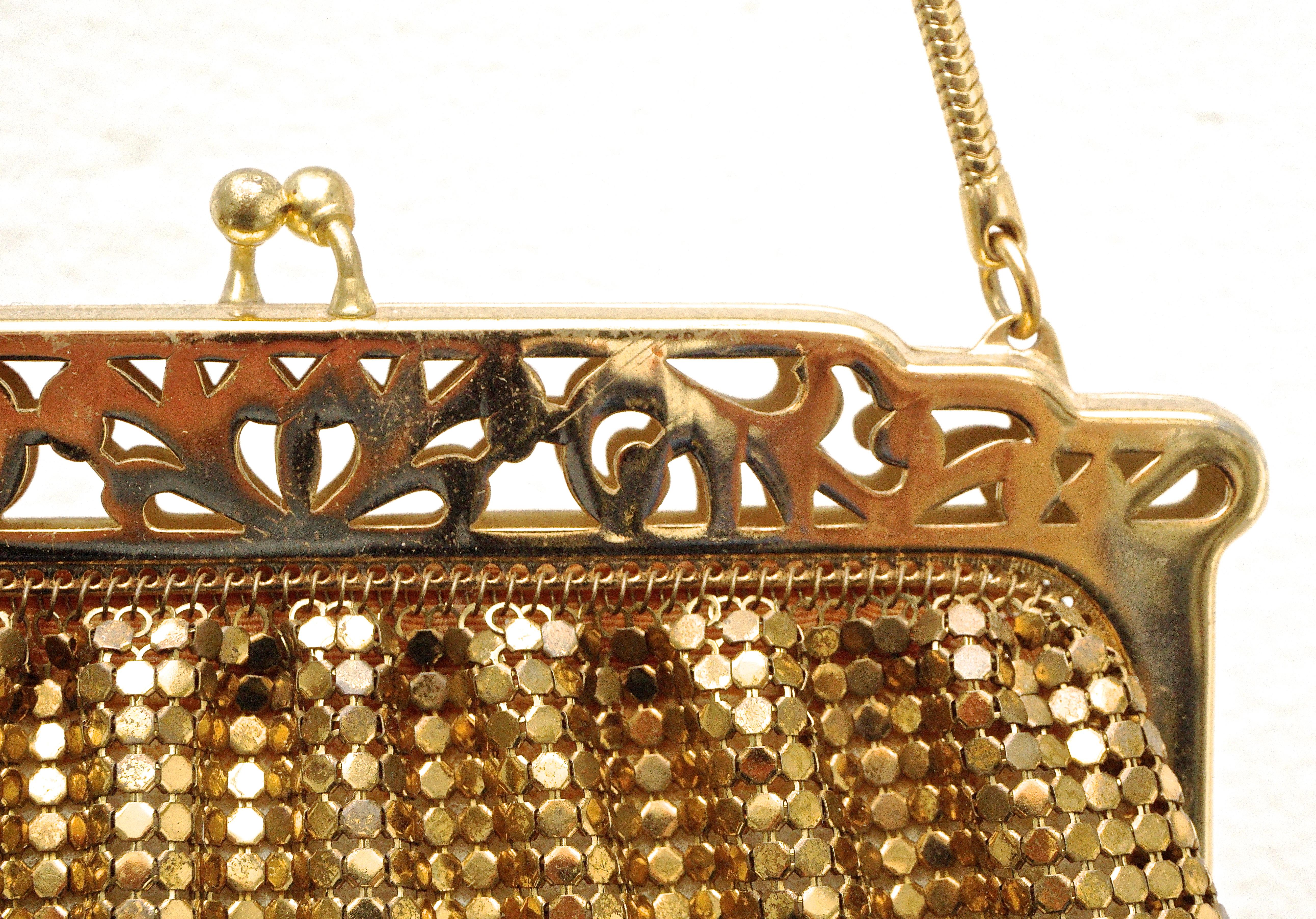 frame gold vintage bag