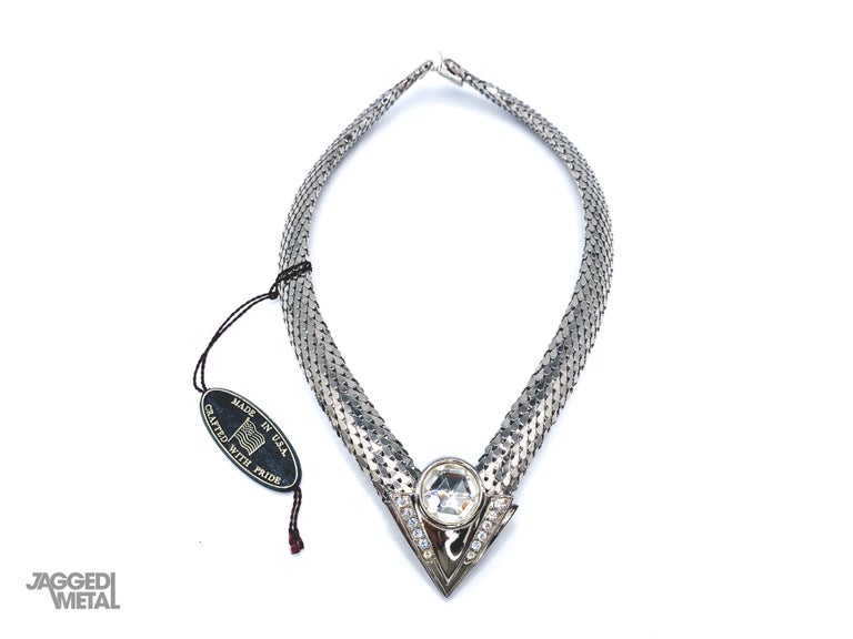 WHITING and DAVIS Necklace Vintage 1970s at 1stDibs
