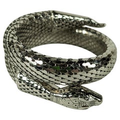 Whiting Davis Silver Snake Clamper