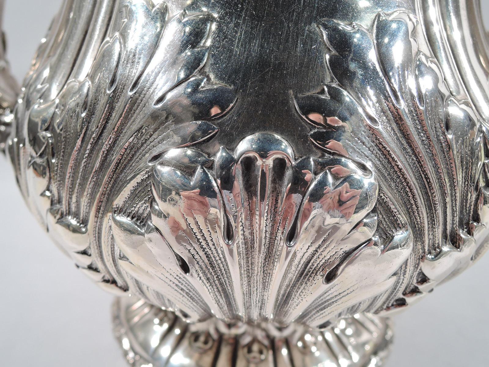 19th Century Whiting Large and Heavy Sterling Silver Classical Trophy Cup For Sale