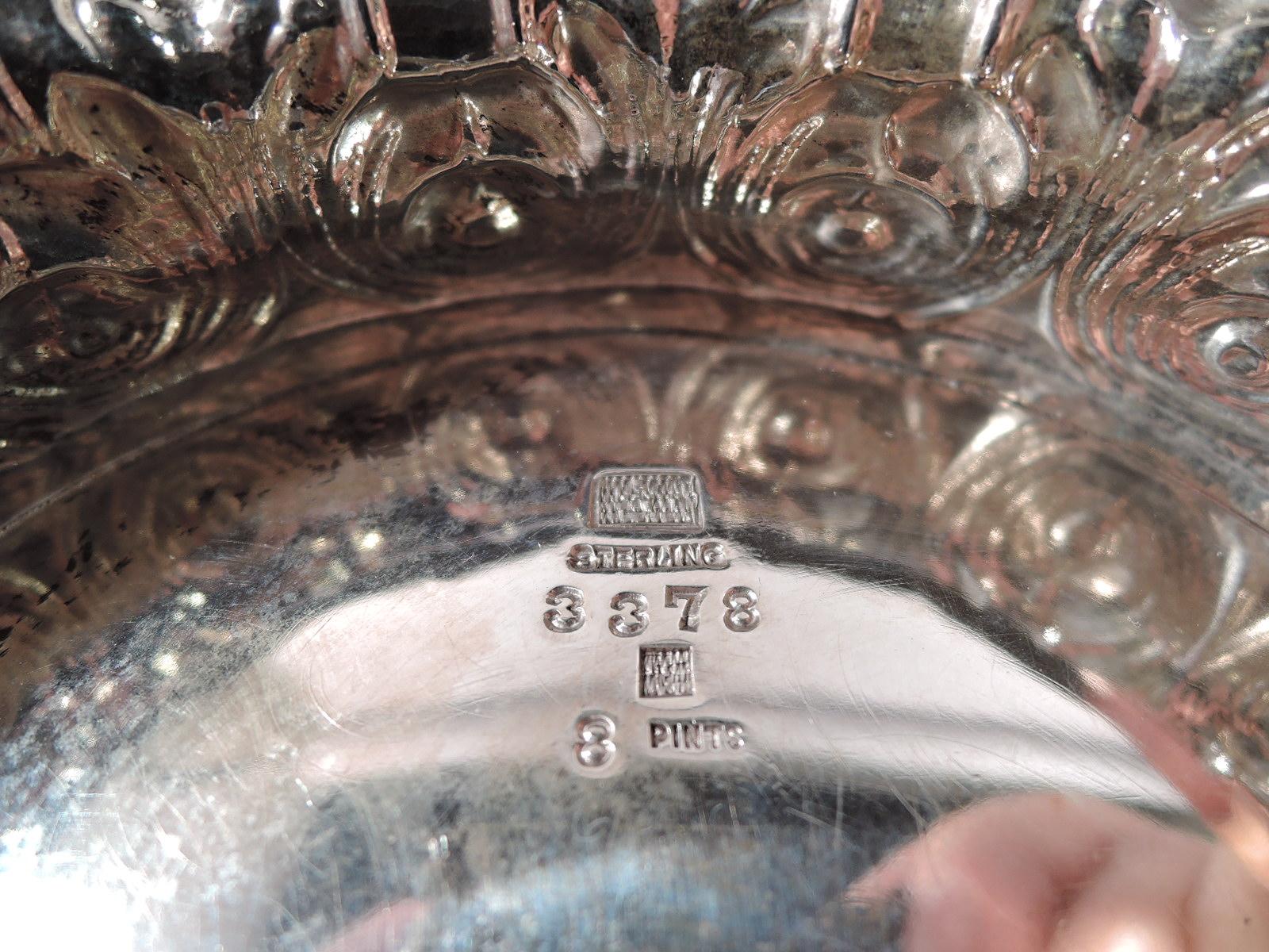 Coppa per trofei classici in argento Sterling Whiting grande e pesante 1