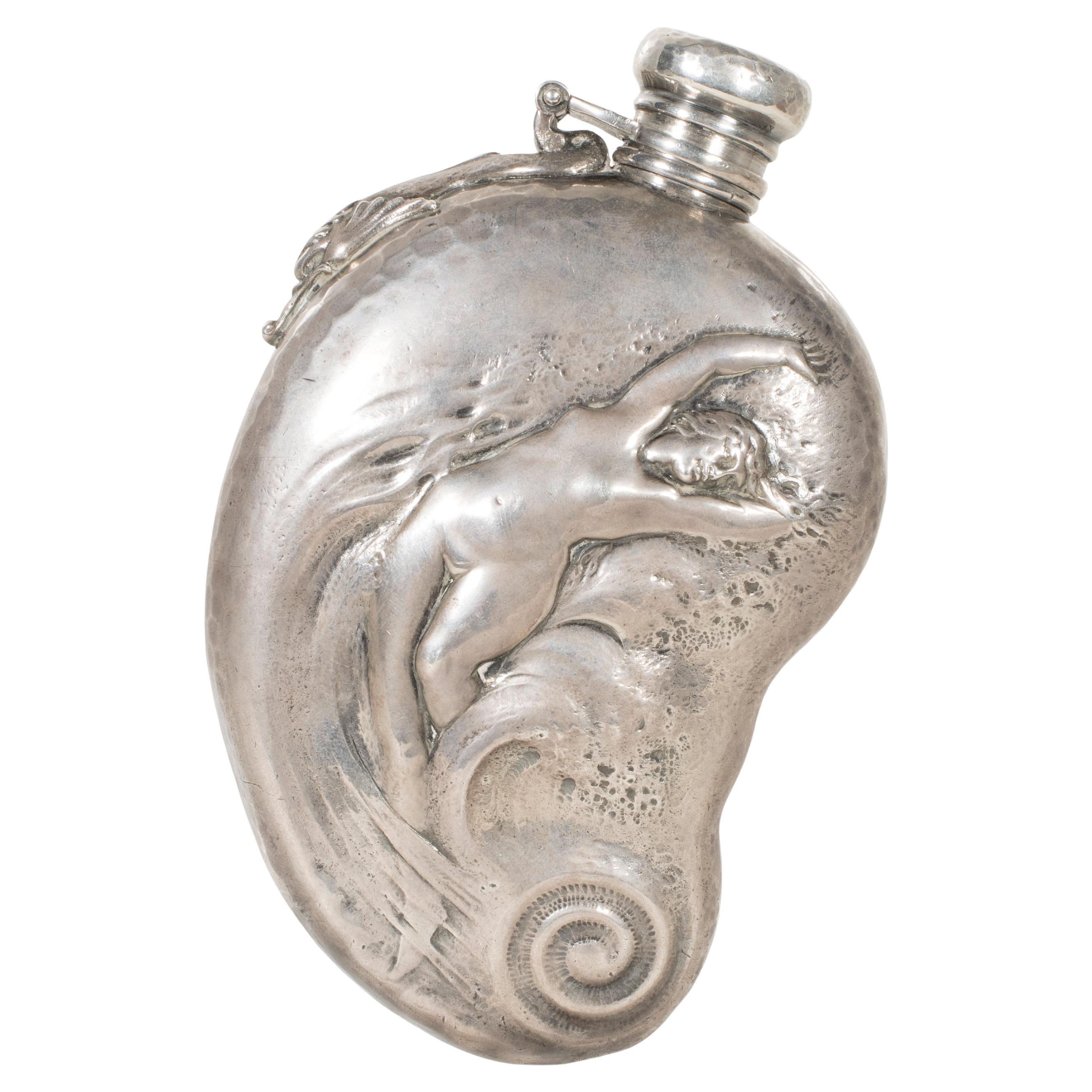 Whiting Sterling Co. 19th Century Flask For Sale