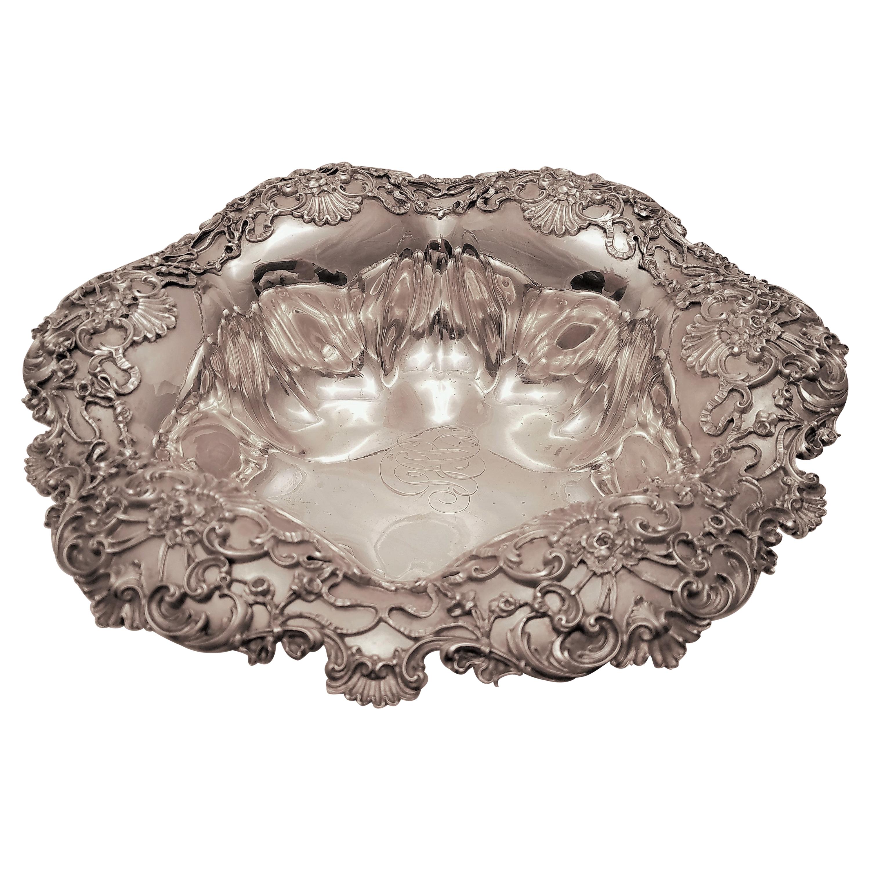 vintage centerpiece with antlers and wooden bowl at 1stDibs