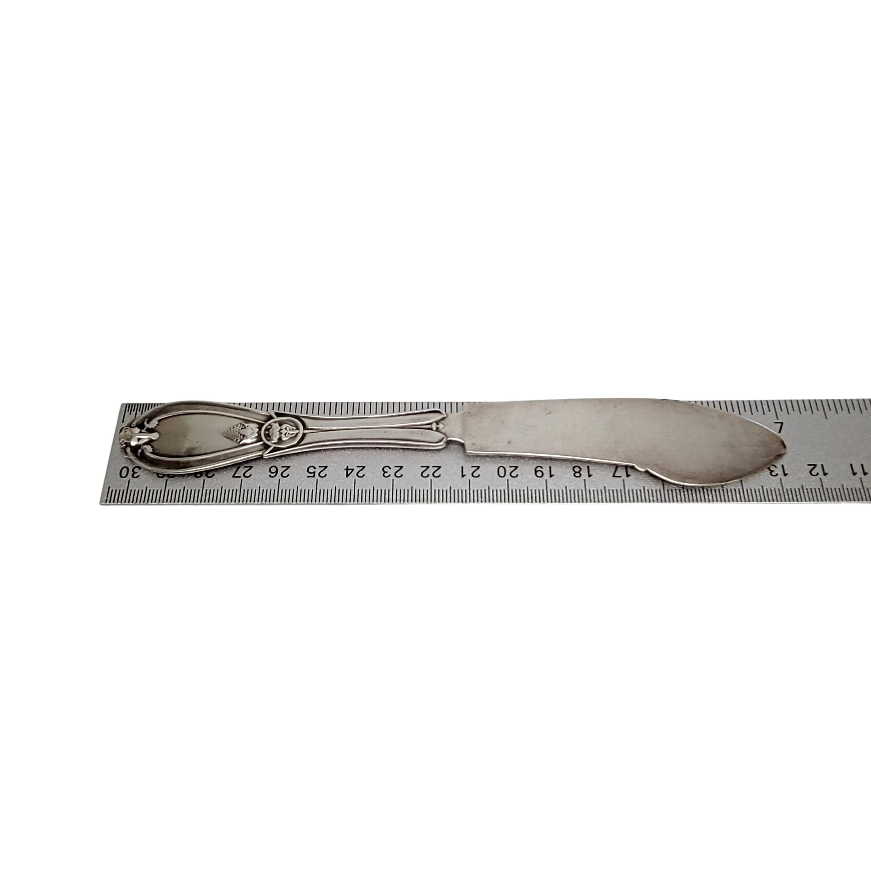 Whiting Sterling Silver Grecian Master Butter Knife For Sale 3