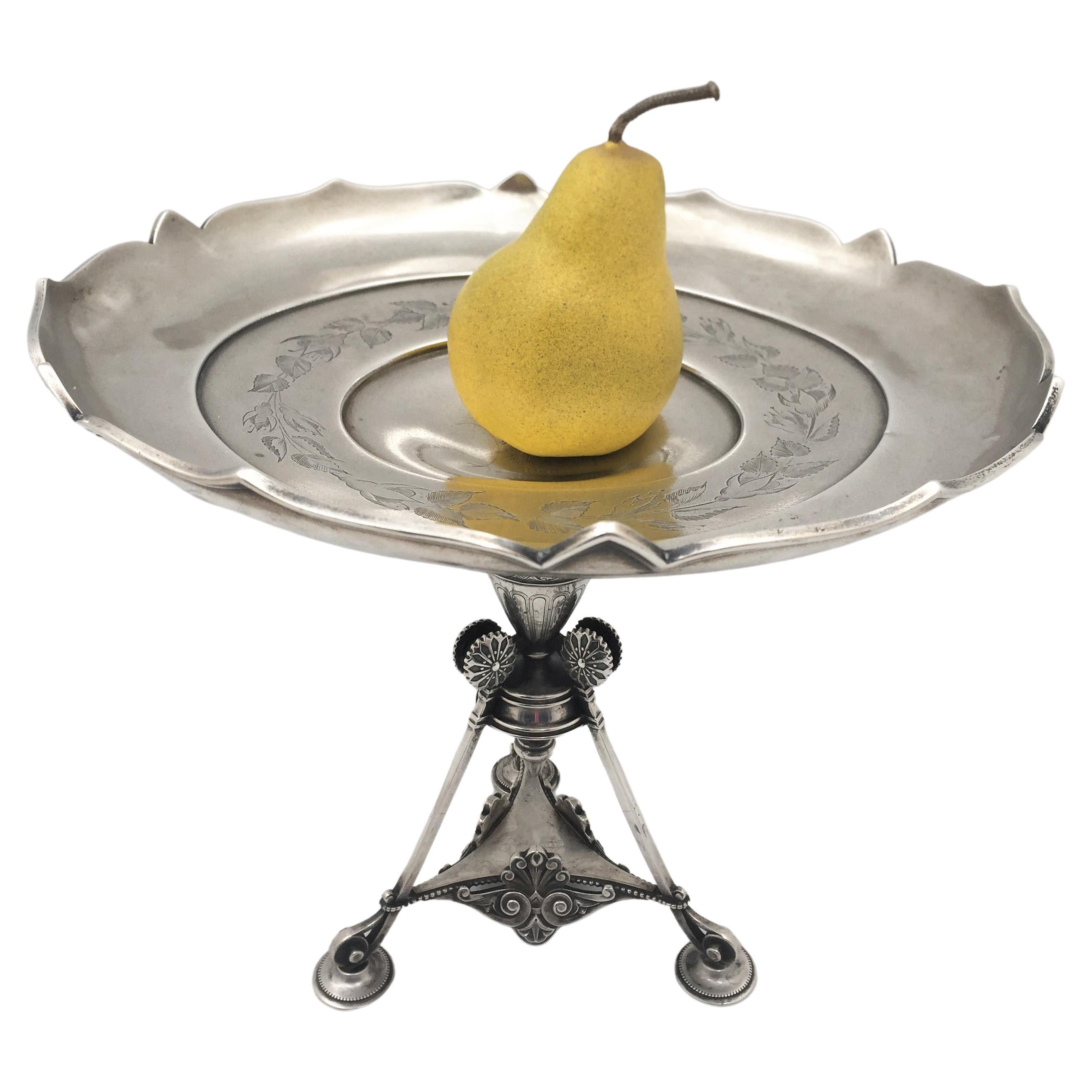 Whiting Sterling Silver Late 19th Century Centerpiece Bowl Stand