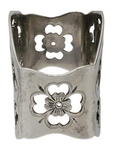 Whiting Sterling Silver Openwork Floral Napkin Ring 4291 #24424