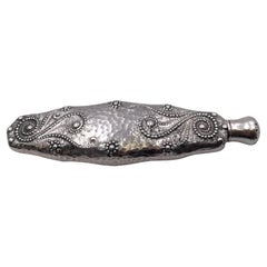 Whiting Sterling Silver Perfume Bottle/ Scent Vial in Japonesque Style 1880s