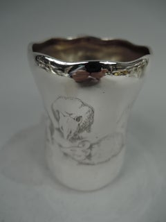 Whiting Sterling Silver Three Blind Mice Nursery Rhyme Baby Cup