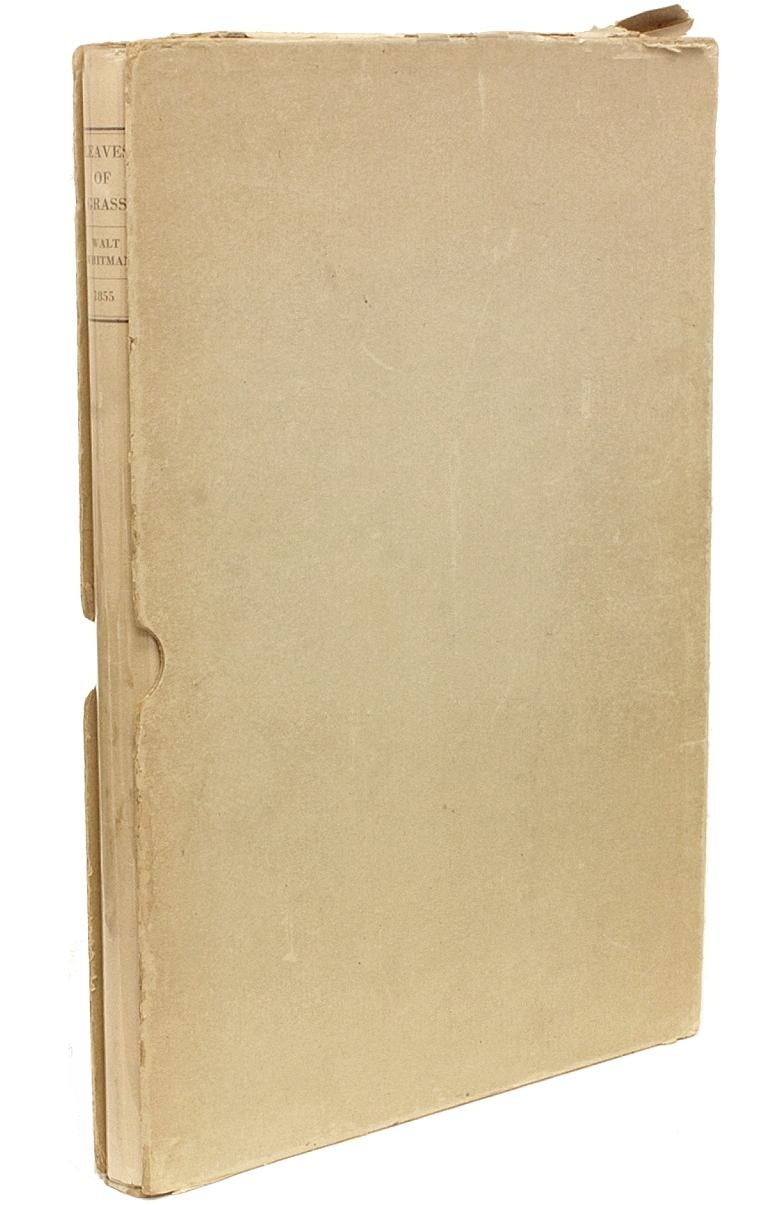 American Whitman, Walt, Leaves of Grass, Thomas Mosher, 1919, Gertrude Traubel's Copy