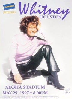 Whitney Houston - Hawaii Original Poster, 1997