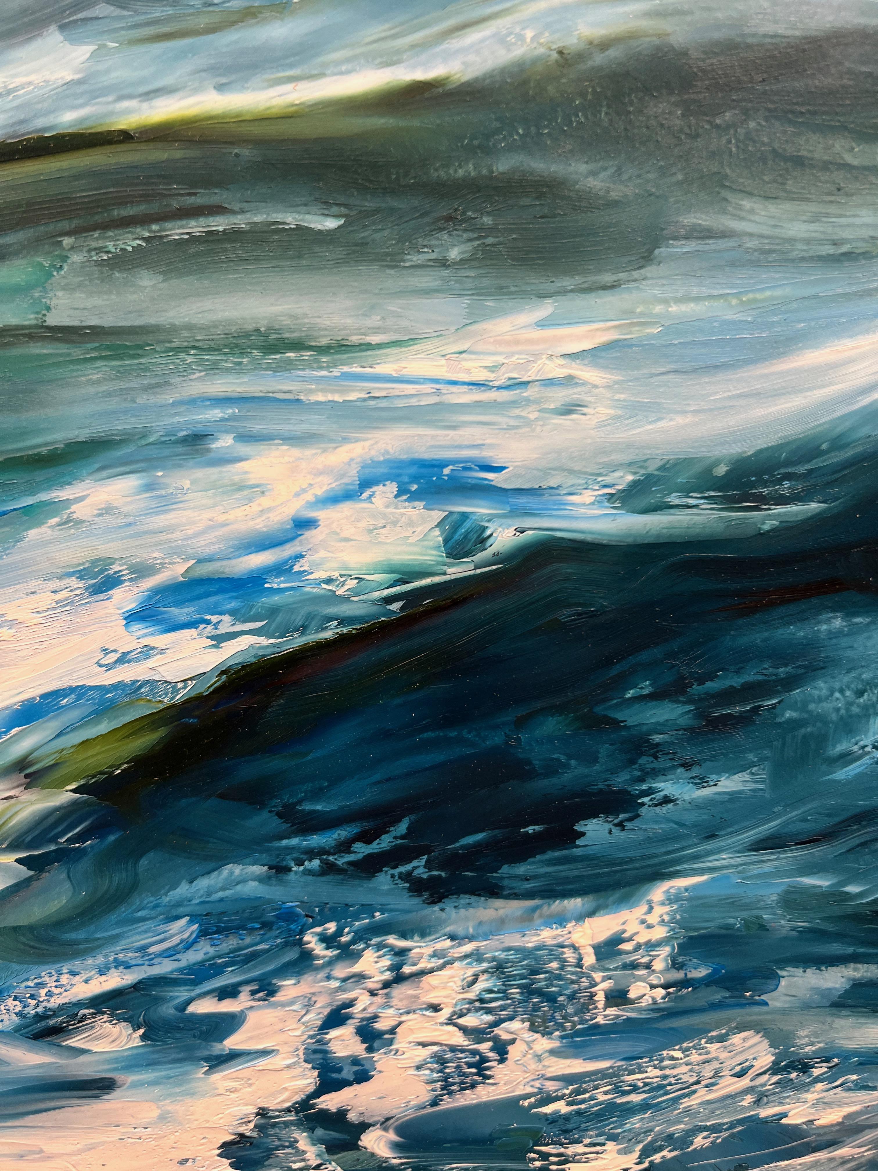 oil painting waves
