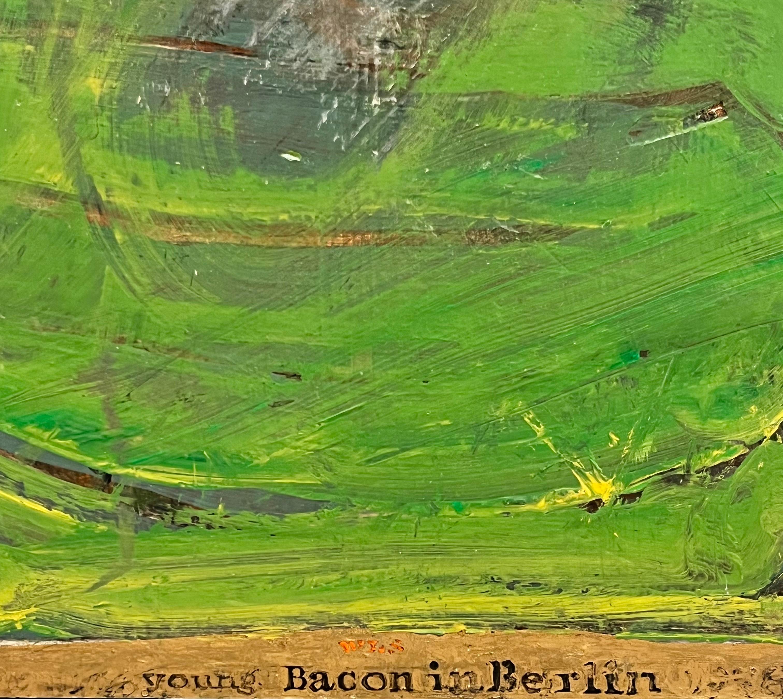 Junges Porträt von Francis Bacon in Berlin im Angebot 1