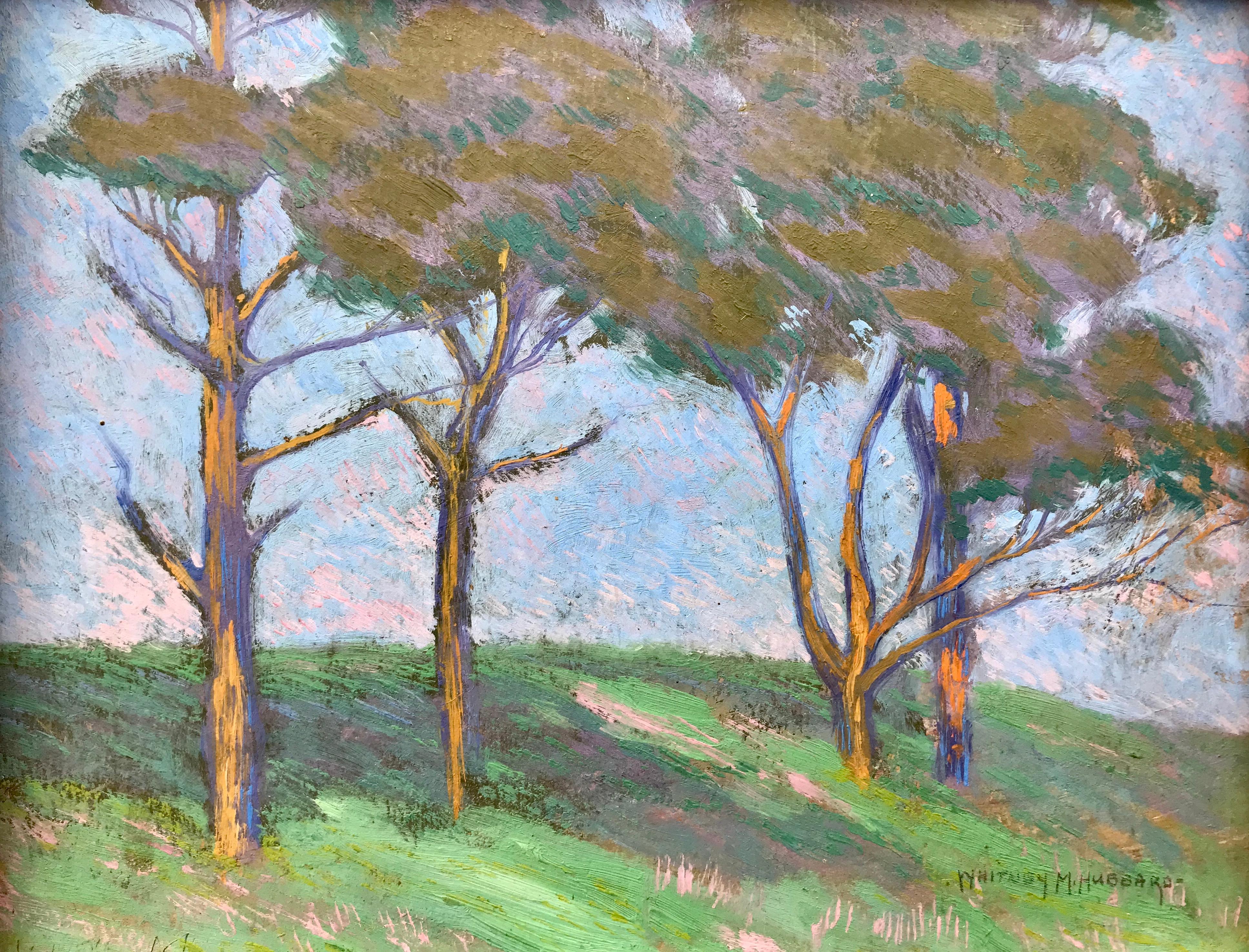 Whitney Myron Hubbard Landscape Painting - “Trees”