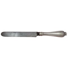 Whittier de Tiffany & Co. Couteau de table plaqué argent avec lame en acier au carbone