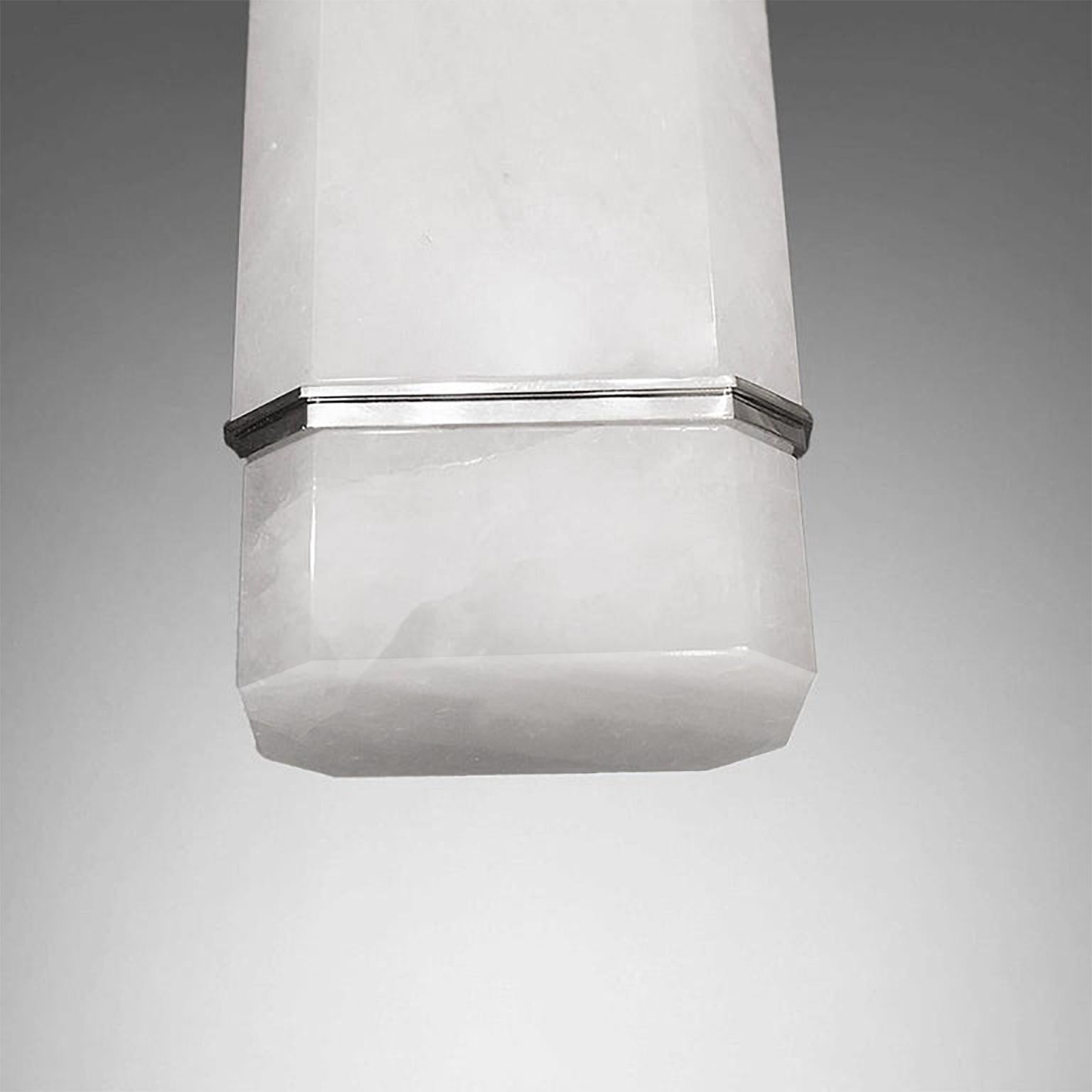 WHN18 Rock Crystal Sconces by Phoenix Excellent état - En vente à New York, NY