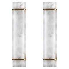 WHN22 Apliques de Cristal de Roca