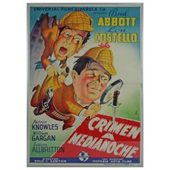  "Who done it?" Spanish Film Poster, 1944