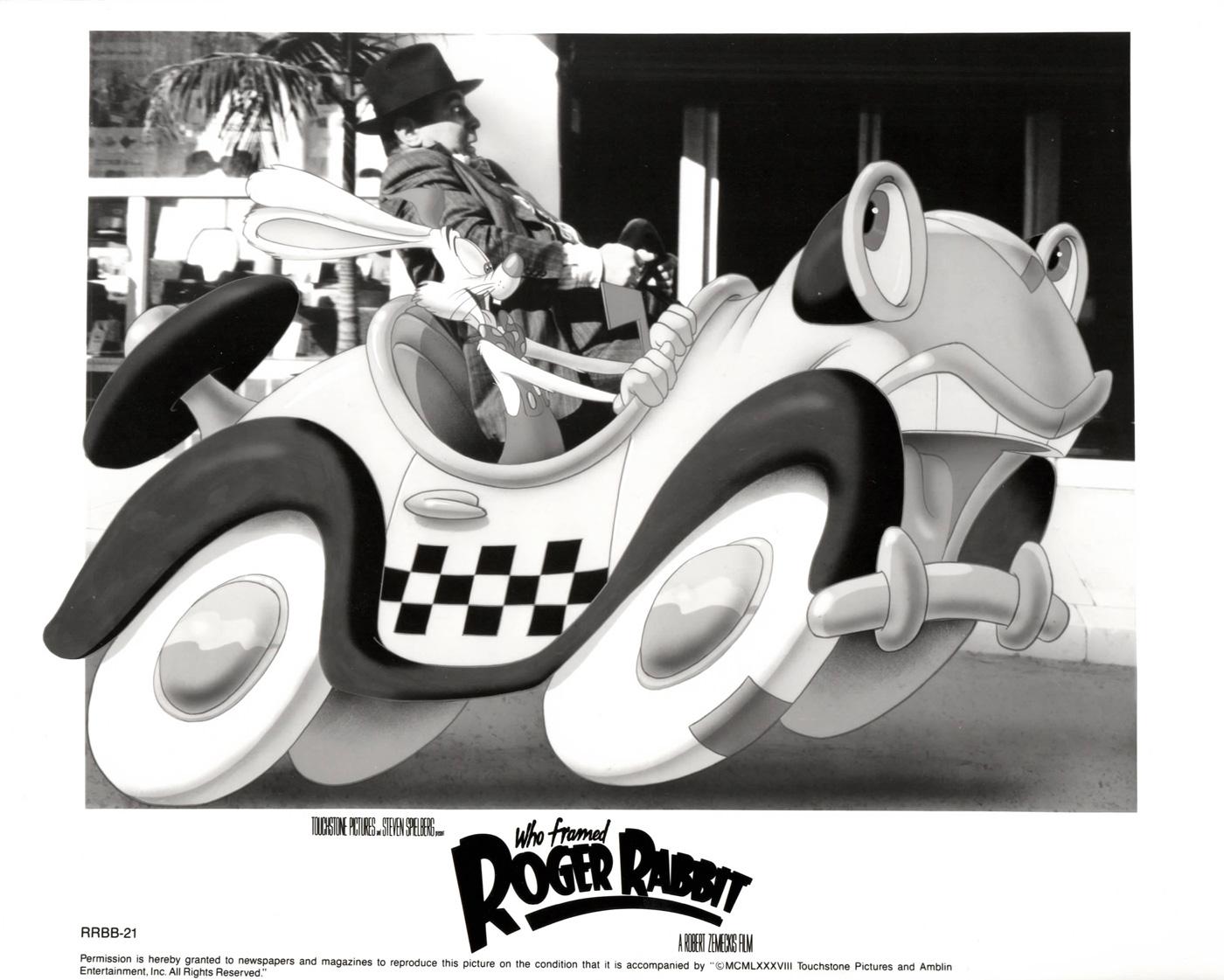 WHO FRAMED ROGER RABBIT (1988)  Publicity Film Still  FRAMED In Good Condition For Sale In Bath, Somerset