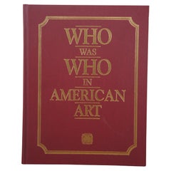 Who Was Who in American Art Hardback Book Falk 1985 