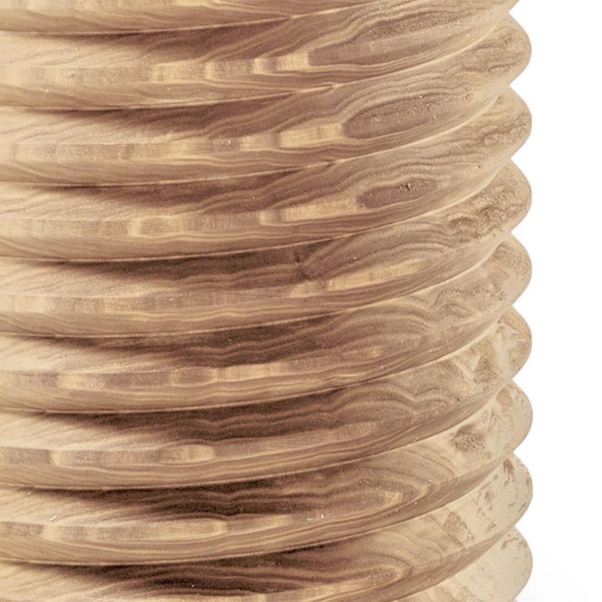 Fait main Tabouret haut en cèdre Whorl en vente