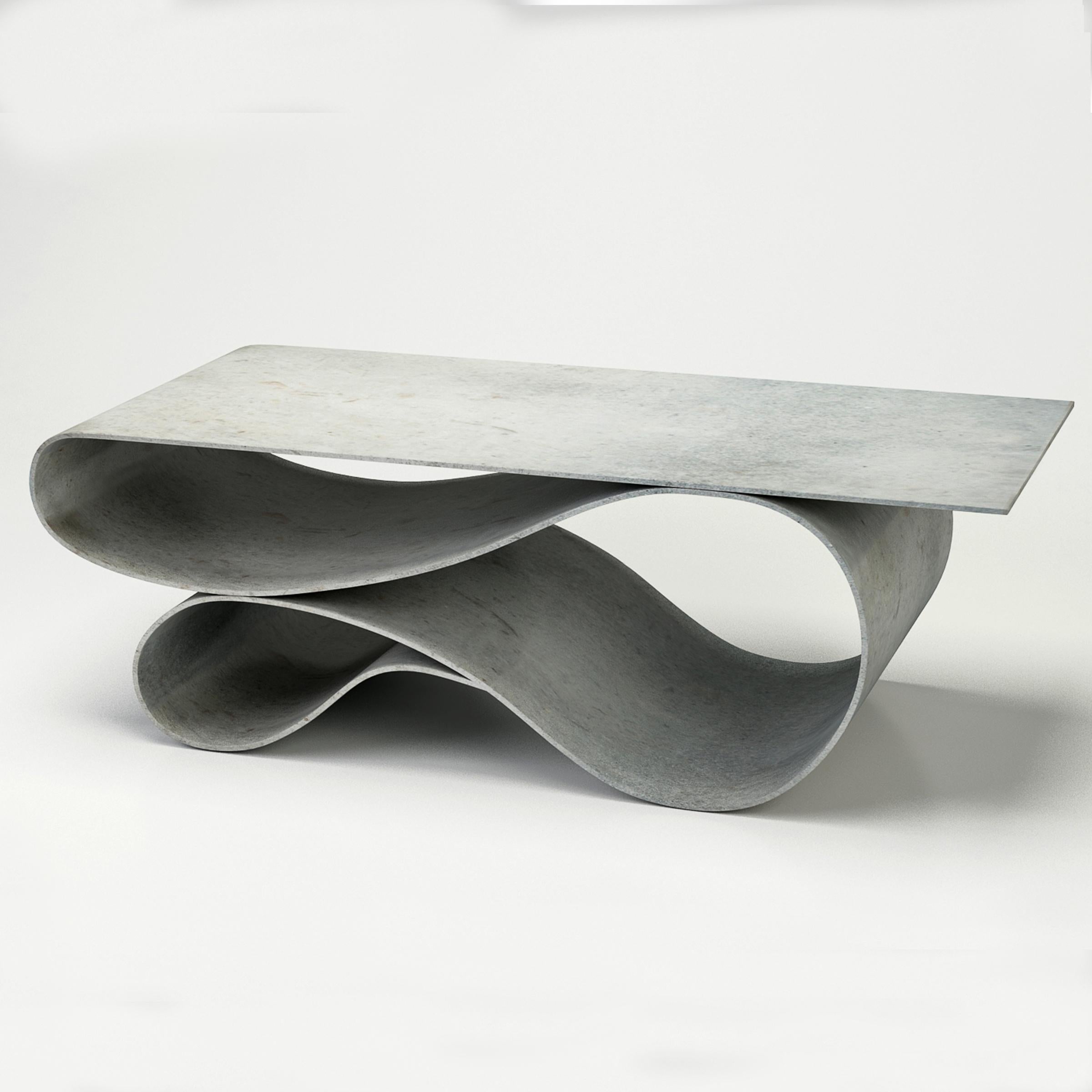 Modern Whorl Coffee Table, From the Concrete Canvas Collection, by Neal Aronowitz For Sale