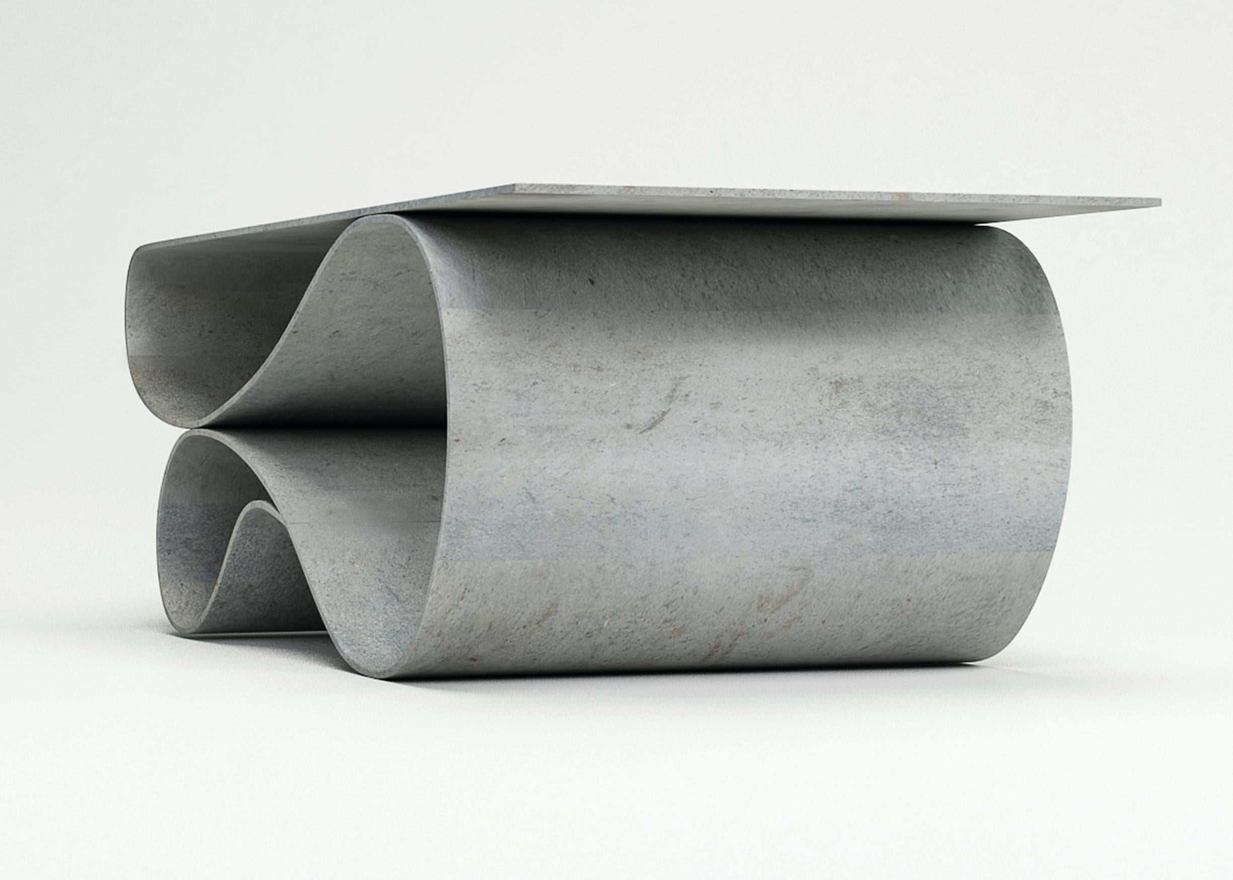Whorl Couchtisch, aus der Concrete Canvas-Kollektion, von Neal Aronowitz (Handgefertigt) im Angebot