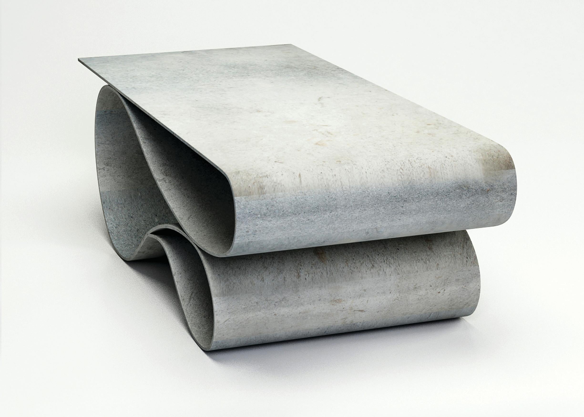Contemporary Whorl Coffee Table, From the Concrete Canvas Collection, by Neal Aronowitz For Sale