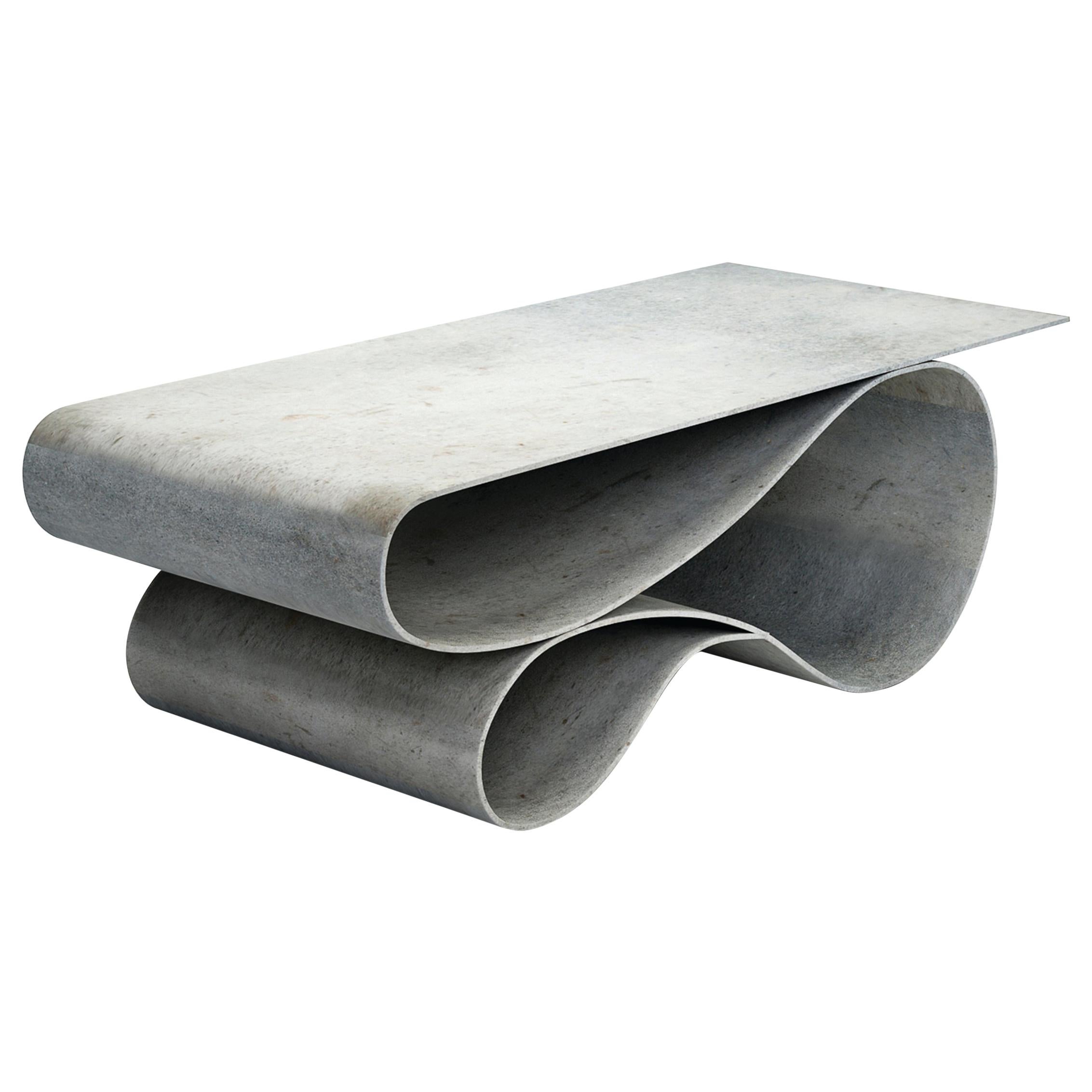 Whorl Coffee Table, From the Concrete Canvas Collection, by Neal Aronowitz For Sale