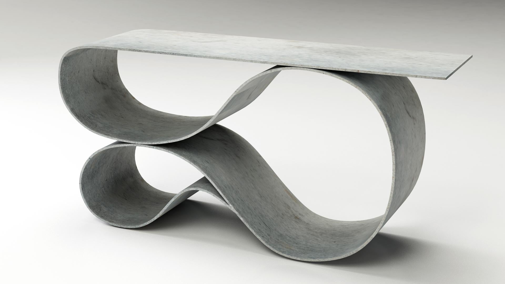 Whorl Console, from the Concrete Canvas Collection by Neal Aronowitz For Sale 4