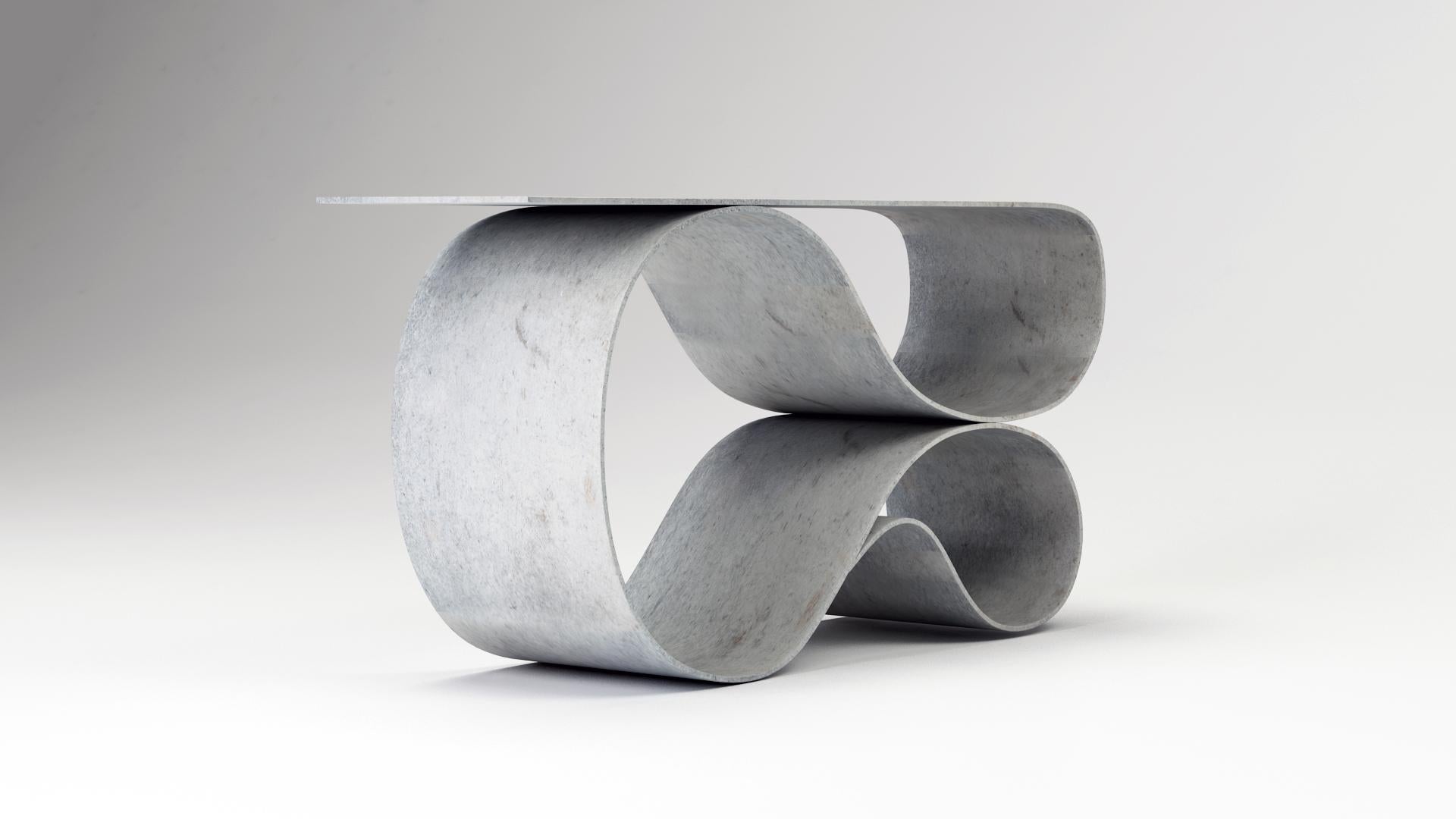 Whorl Console, from the Concrete Canvas Collection by Neal Aronowitz For Sale 1