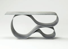 Whorl Console Table by Neal Aronowitz: Sculptural Concrete Design