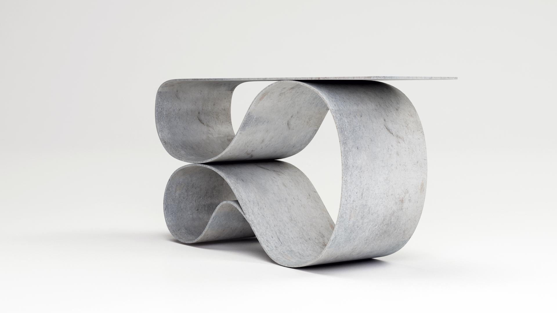 Whorl Console in Concrete Canvas by  Neal Aronowitz Design For Sale 1